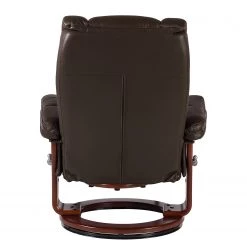 Modoform Fauteuil relax et repose-pieds Rimbach - Cuir véritable / Imitation cuir - Marron -Pas Cher Fauteuils Magasin 1000199060 200618 09570200040 DETAILS P000000001000199060