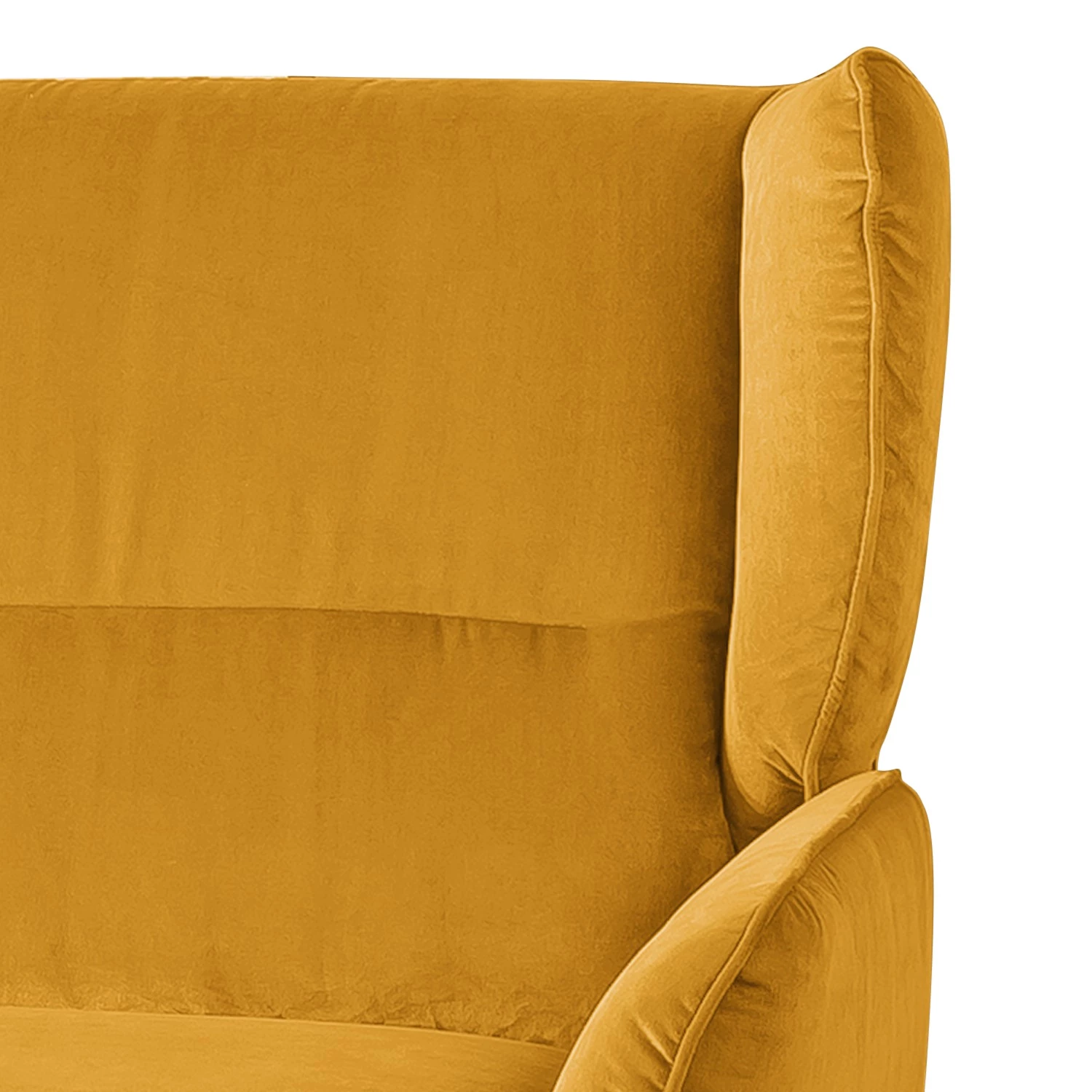 Fredriks Fauteuil Lehi - Velours - Jaune moutarde - Sans fonction - Avec repose-pieds 9 Fredriks Fauteuil Lehi - Velours - Jaune moutarde - Sans fonction - Avec repose-pieds – Image 7