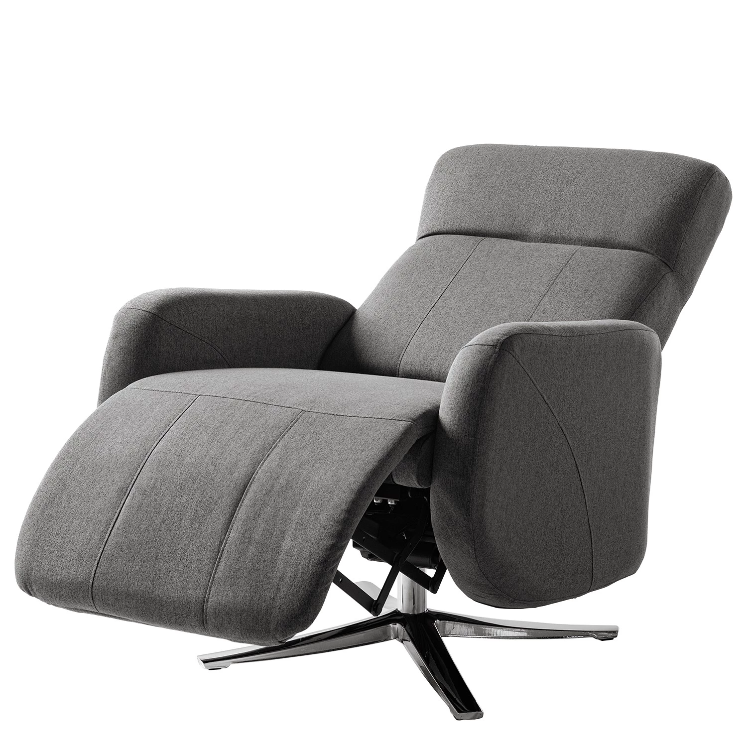 Modoform Fauteuil relax Barnett - Tissé à plat - Gris 7 Modoform Fauteuil relax Barnett - Tissé à plat - Gris – Image 5