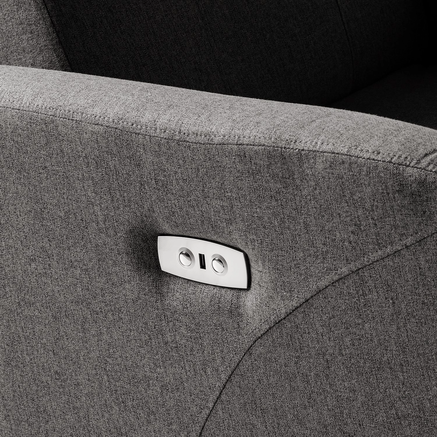 Modoform Fauteuil relax Barnett - Tissé à plat - Gris 13 Modoform Fauteuil relax Barnett - Tissé à plat - Gris – Image 11