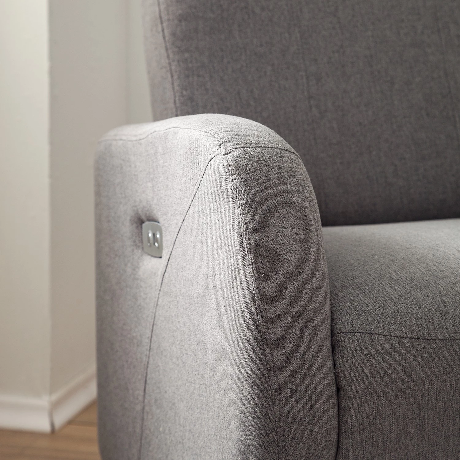 Modoform Fauteuil relax Barnett - Tissé à plat - Gris 16 Modoform Fauteuil relax Barnett - Tissé à plat - Gris – Image 14