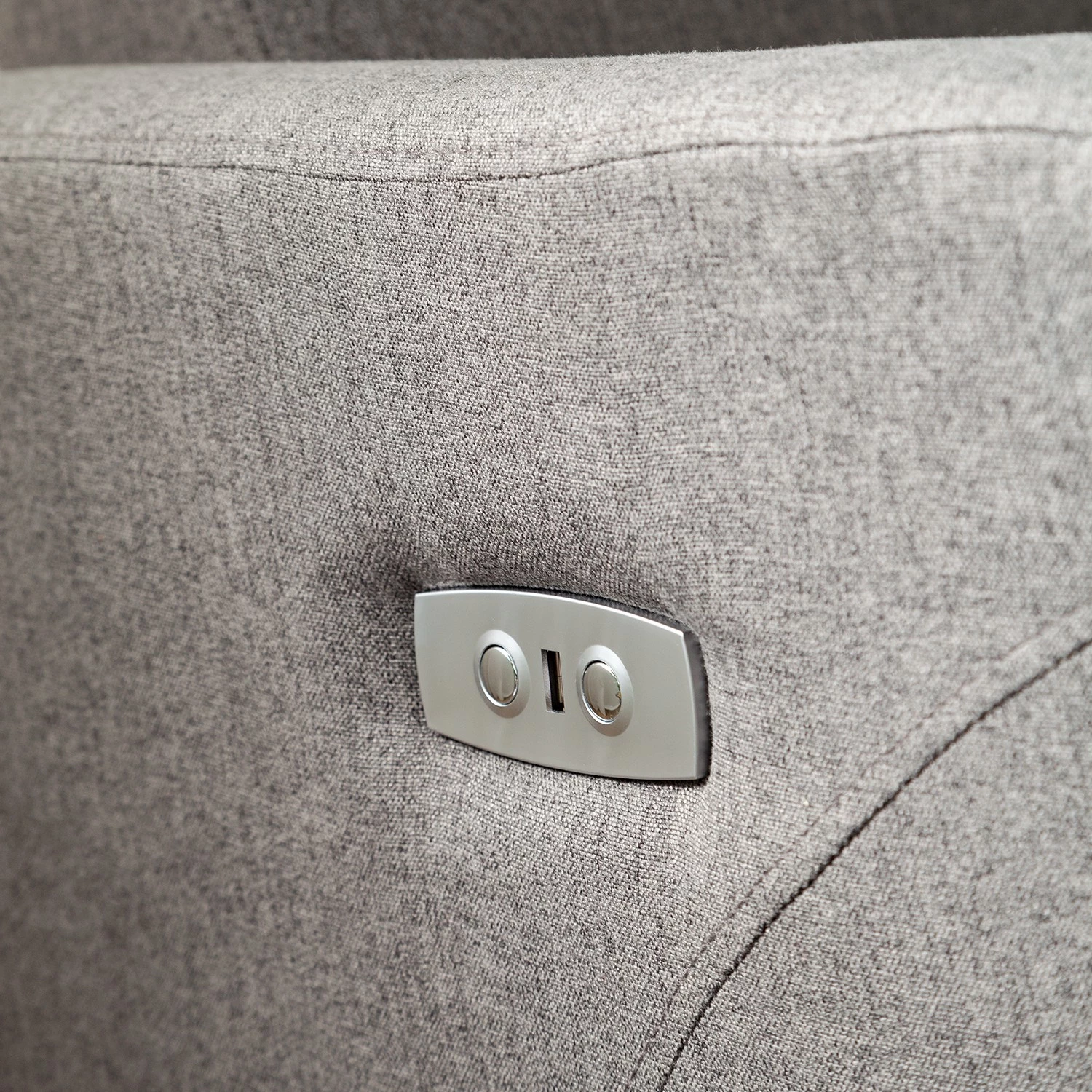 Modoform Fauteuil relax Barnett - Tissé à plat - Gris 18 Modoform Fauteuil relax Barnett - Tissé à plat - Gris – Image 16