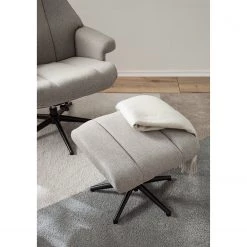 Modoform Fauteuil relax Barking - Tissé à plat / Platine -Pas Cher Fauteuils Magasin 1000200101 200731 06172200009 DETAILS P000000001000200101