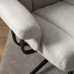 Modoform Fauteuil relax Barking - Tissé à plat / Platine -Pas Cher Fauteuils Magasin 1000200101 200731 06172700012 DETAILS P000000001000200101