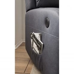 Modoform Fauteuil relax Bartlett - Microfibre - Gris -Pas Cher Fauteuils Magasin 1000200112 200731 14210800012 DETAILS P000000001000200112