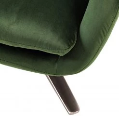 Jack & Alice Fauteuil Bracon - Velours - Vert foncé -Pas Cher Fauteuils Magasin 1000200113 200724 14033200020 DETAILS P000000001000200113
