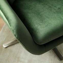 Jack & Alice Fauteuil Bracon - Velours - Vert foncé -Pas Cher Fauteuils Magasin 1000200113 200903 09541900003 DETAILS P000000001000200113