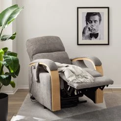 Modoform Fauteuil TV Rosales I - Microfibre - Gris -Pas Cher Fauteuils Magasin 1000200118 200731 06174200027 MOOD DETAILS P000000001000200118 mood