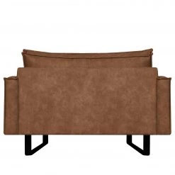 Ars manufacti Fauteuil Liel I - Aspect cuir vieilli - Microfibre Priya: Cognac -Pas Cher Fauteuils Magasin 1000204757 200227 14444400005 DETAILS P000000001000204757