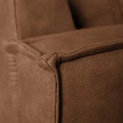 Ars manufacti Fauteuil Liel I - Aspect cuir vieilli - Microfibre Priya: Cognac -Pas Cher Fauteuils Magasin 1000204757 200227 14444400007 DETAILS P000000001000204757