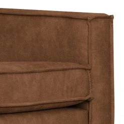 Ars manufacti Fauteuil Liel I - Aspect cuir vieilli - Microfibre Priya: Cognac -Pas Cher Fauteuils Magasin 1000204757 200227 14444400009 DETAILS P000000001000204757