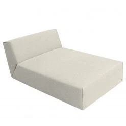 Tom Tailor Chaise relax Elements - Tissu - Tissu TBO : 39 powder grey - Avec fonction couchage
