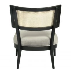 Jack & Alice Fauteuil Burke II - Velours - Gris -Pas Cher Fauteuils Magasin 1000208625 200724 13575900031 DETAILS P000000001000208625