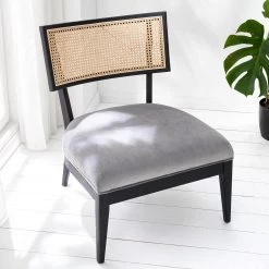 Jack & Alice Fauteuil Burke II - Velours - Gris -Pas Cher Fauteuils Magasin 1000208625 210310 12433300008 MOOD DETAILS P000000001000208625 mood