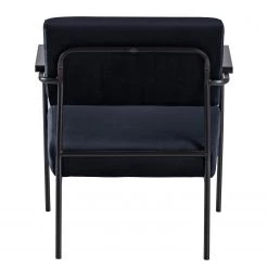 Mørteens Fauteuil Narpes - Velours - Bleu foncé -Pas Cher Fauteuils Magasin 1000208971 210203 15364900012 DETAILS P000000001000208971