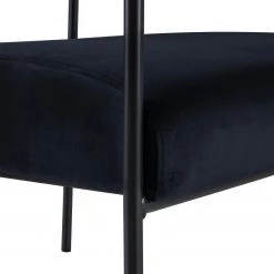 Mørteens Fauteuil Narpes - Velours - Bleu foncé -Pas Cher Fauteuils Magasin 1000208971 210203 15365200015 DETAILS P000000001000208971