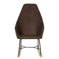 Mørteens Rocking chair Kumia I - Aspect cuir vieilli - Marron -Pas Cher Fauteuils Magasin 1000208983 210302 06065500002 DETAILS P000000001000208983