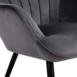 Mørteens Fauteuil Boltby I - Velours - Anthracite -Pas Cher Fauteuils Magasin 1000209128 200415 11582400008 DETAILS P000000001000209128