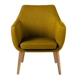 Mørteens Fauteuil Nicholas - Tissu - Jaune curry -Pas Cher Fauteuils Magasin 1000213182 201204 06194100036 DETAILS P000000001000213182