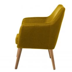 Mørteens Fauteuil Nicholas - Tissu - Jaune curry -Pas Cher Fauteuils Magasin 1000213182 201204 06194100037 DETAILS P000000001000213182