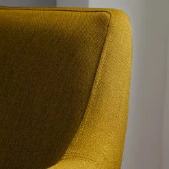 Mørteens Fauteuil Nicholas - Tissu - Jaune curry -Pas Cher Fauteuils Magasin 1000213182 201204 06195000047 DETAILS P000000001000213182