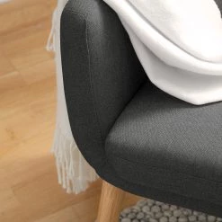 Mørteens Fauteuil Nicholas - Tissu - Gris foncé -Pas Cher Fauteuils Magasin 1000213183 201204 06200800062 DETAILS P000000001000213183