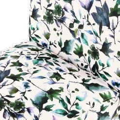 Kayoom Chaises capitonnées Indira II - Tissu / Hêtre massif - Noir / Vert et blanc -Pas Cher Fauteuils Magasin 1000214193 200529 06041400119 DETAILS P000000001000214193