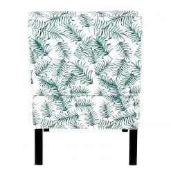 Kayoom Chaises capitonnées Indira V - Tissu / Hêtre massif - Noir / Vert et blanc -Pas Cher Fauteuils Magasin 1000214195 200529 06042700133 DETAILS P000000001000214195