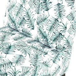 Kayoom Chaises capitonnées Indira V - Tissu / Hêtre massif - Noir / Vert et blanc -Pas Cher Fauteuils Magasin 1000214195 200529 06042800135 DETAILS P000000001000214195