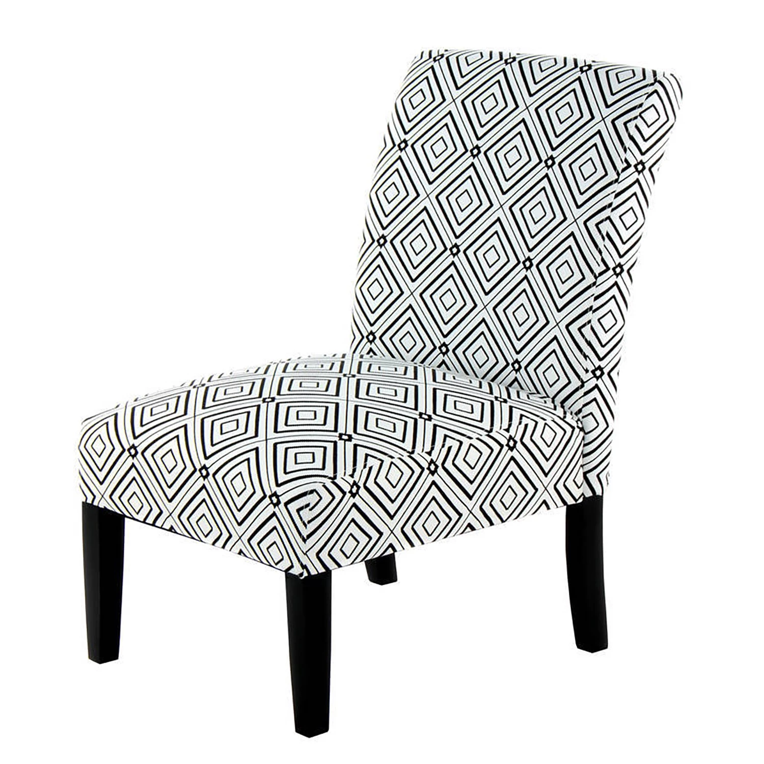 Kayoom Chaises capitonnées Indira III - Tissu / Hêtre massif - Noir / Blanc 3 Kayoom Chaises capitonnées Indira III - Tissu / Hêtre massif - Noir / Blanc