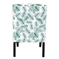 Kayoom Chaises capitonnées Indira I - Tissu / Hêtre massif - Noir / Vert et blanc -Pas Cher Fauteuils Magasin 1000214215 200529 06061500278 DETAILS P000000001000214215