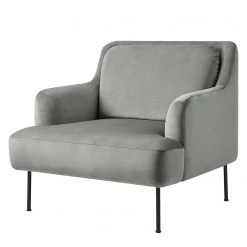 Fredriks Fauteuil Bleecker - Velours - Gris