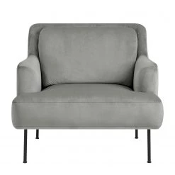 Fredriks Fauteuil Bleecker - Velours - Gris -Pas Cher Fauteuils Magasin 1000216232 210107 16315400281 DETAILS P000000001000216232