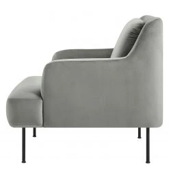 Fredriks Fauteuil Bleecker - Velours - Gris -Pas Cher Fauteuils Magasin 1000216232 210107 16315400282 DETAILS P000000001000216232