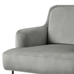 Fredriks Fauteuil Bleecker - Velours - Gris -Pas Cher Fauteuils Magasin 1000216232 210107 16315400284 DETAILS P000000001000216232