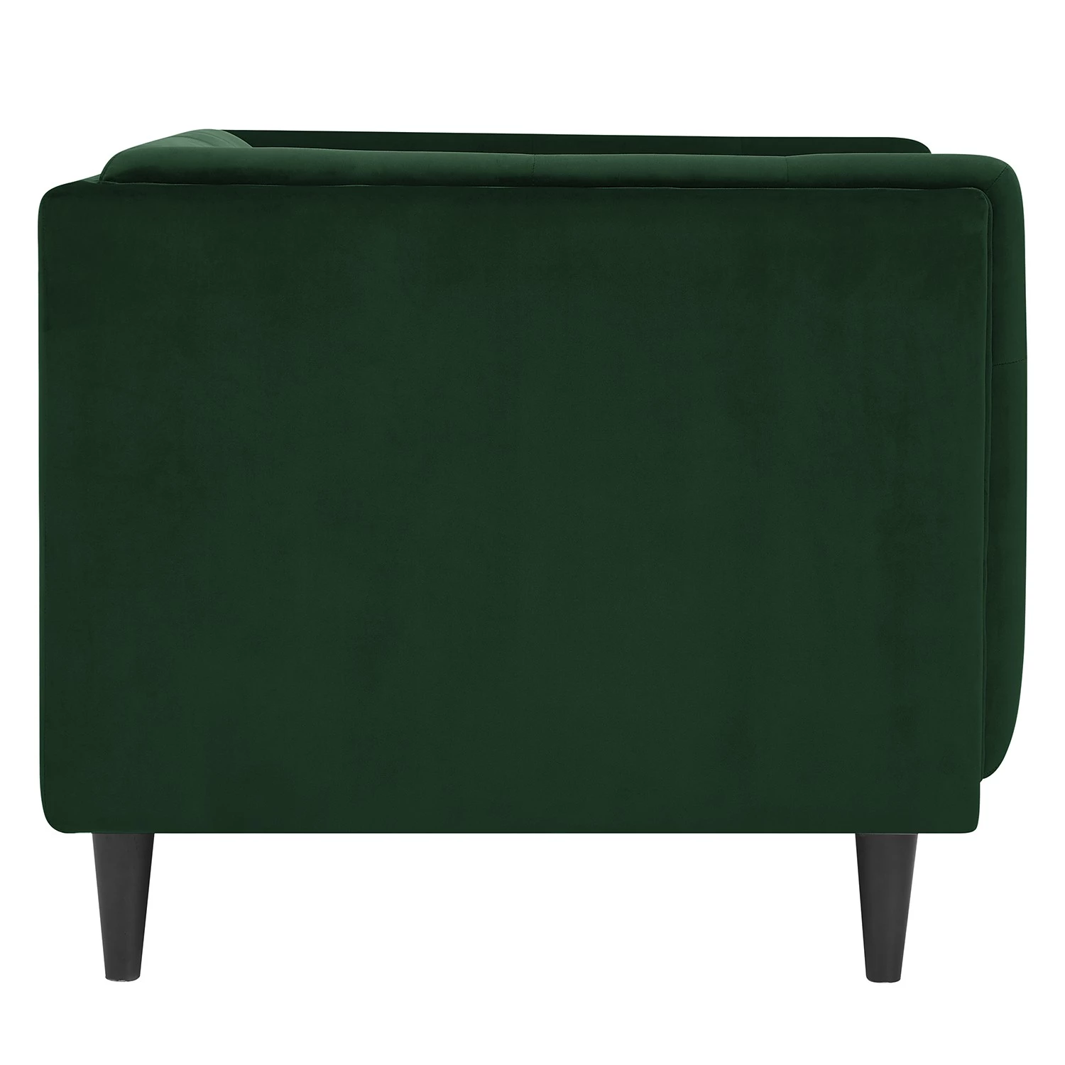 Red Living Fauteuil Botley - Velours - Vert foncé 8 Red Living Fauteuil Botley - Velours - Vert foncé – Image 6
