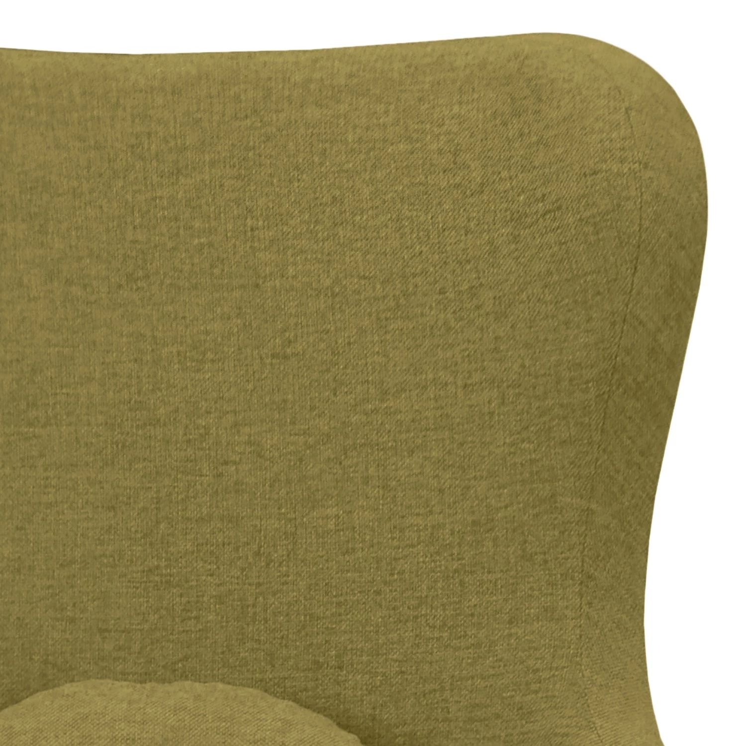Fauteuil Moulton - Tissu structuré Talta: Vert olive 10 Fauteuil Moulton - Tissu structuré Talta: Vert olive – Image 8