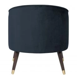 Ridgevalley Fauteuil Volonne - Velours Ravi: Bleu foncé -Pas Cher Fauteuils Magasin 1000227292 210319 14051900041 DETAILS P000000001000227292