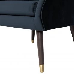 Ridgevalley Fauteuil Volonne - Velours Ravi: Bleu foncé -Pas Cher Fauteuils Magasin 1000227292 210319 14052300047 DETAILS P000000001000227292