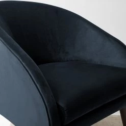 Ridgevalley Fauteuil Volonne - Velours Ravi: Bleu foncé -Pas Cher Fauteuils Magasin 1000227292 210325 06594300028 DETAILS P000000001000227292