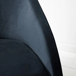 Ridgevalley Fauteuil Volonne - Velours Ravi: Bleu foncé -Pas Cher Fauteuils Magasin 1000227292 210325 06594400029 DETAILS P000000001000227292