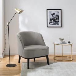 Ridgevalley Fauteuil Voiteur - Microfibre Sela: Gris -Pas Cher Fauteuils Magasin 1000227385 210506 10191100067 MOOD DETAILS P000000001000227385 mood