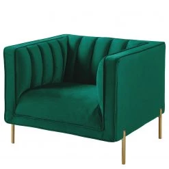Jack & Alice Fauteuil Borlo - Vert foncé