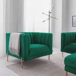 Jack & Alice Fauteuil Borlo - Vert foncé -Pas Cher Fauteuils Magasin 1000227603 210702 06194400070 MOOD DETAILS P000000001000227603 mood
