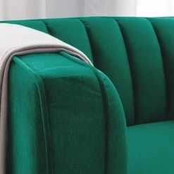 Jack & Alice Fauteuil Borlo - Vert foncé -Pas Cher Fauteuils Magasin 1000227603 210702 06194400071 DETAILS P000000001000227603
