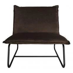 Ars manufacti Fauteuil Mazac - Velours Ravi: Marron foncé -Pas Cher Fauteuils Magasin 1000231850 210205 07310500219 DETAILS P000000001000231850