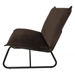 Ars manufacti Fauteuil Mazac - Velours Ravi: Marron foncé -Pas Cher Fauteuils Magasin 1000231850 210205 07310700220 DETAILS P000000001000231850