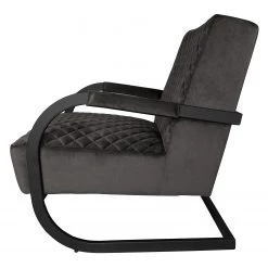 Ars manufacti Fauteuil Liez - Velours - Velours Ravi: Gris -Pas Cher Fauteuils Magasin 1000231882 210205 07402300507 DETAILS P000000001000231882