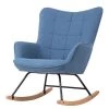 Mørteens Rocking chair Vessey I - Tissu - Bleu ciel -Pas Cher Fauteuils Magasin 1000235806 210126 13063000059 IMAGE P000000001000235806