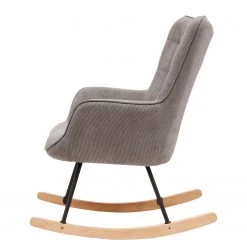 Mørteens Rocking chair Vessey II - Velours côtelé - Cappuccino -Pas Cher Fauteuils Magasin 1000235807 210126 13064200068 DETAILS P000000001000235807